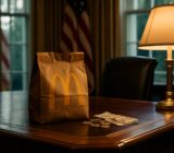 Trump Orders McDonald’s to Oval Office, Tips Driver $100 to Highlight No-Tax-on-Tips Policy