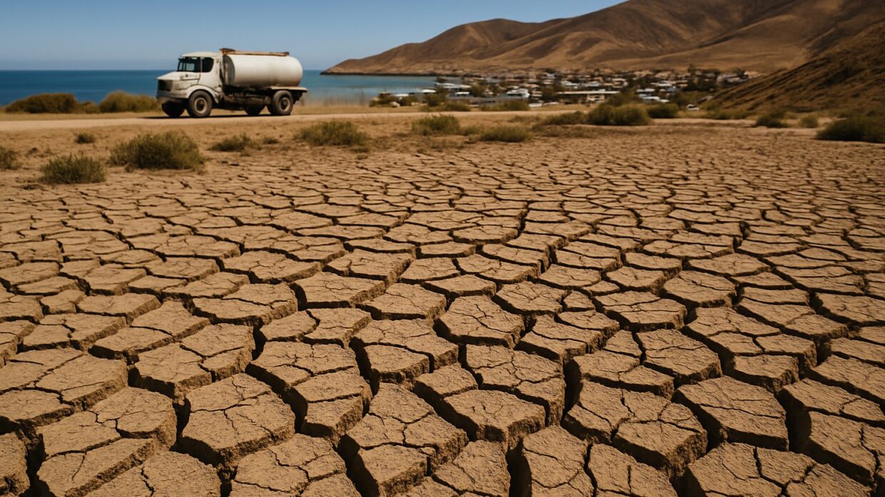 Baja California faces severe water scarcity as aquifers deplete and coastal towns turn to expensive trucked supplies