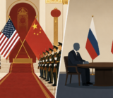 Trump visits Beijing, Putin follows; Xi calibrates ceremony to signal hierarchy amid Ukraine war