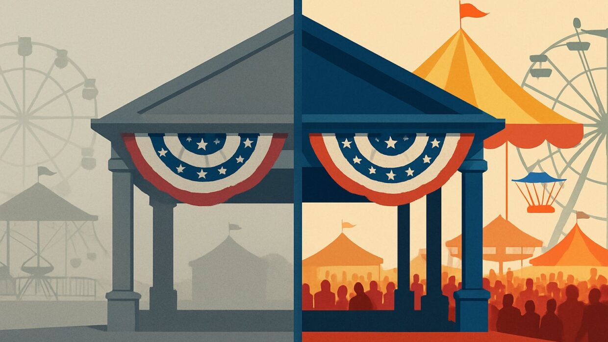 Great American State Fair draws Democratic boycott and conservative backing amid partisan cultural divide