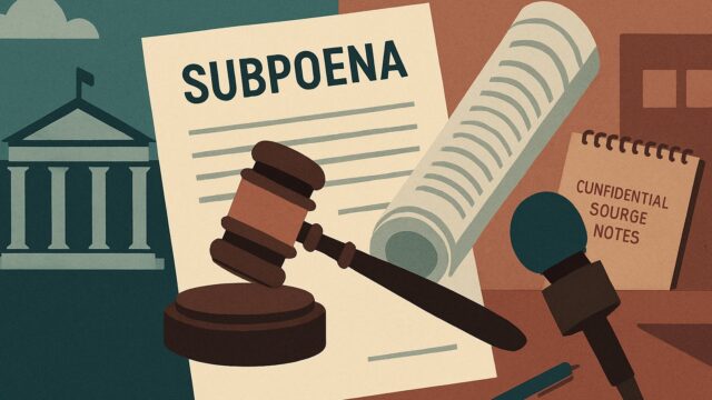 Justice Department Subpoenas New York Times Reporters Over Air Force One Coverage
