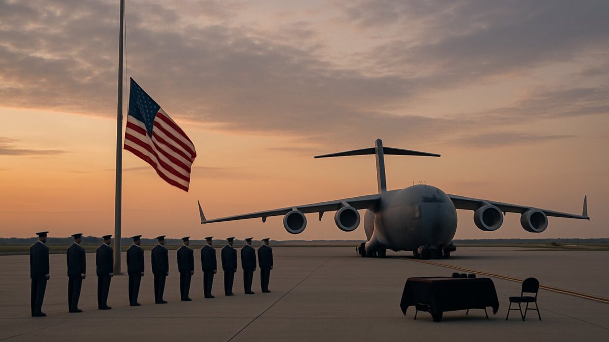 Trump attends dignified transfer of 4 service members killed in Middle East amid Iran tensions
