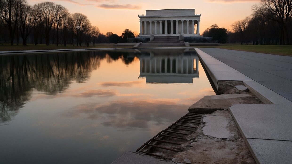 DOJ drops charges against Olympian in Reflecting Pool case, citing contractor installation failure
