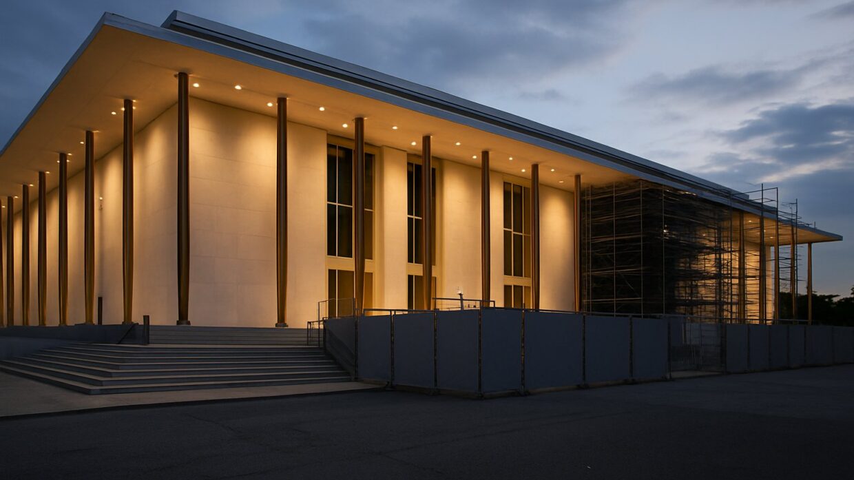 Kennedy Center board votes to close for renovations, adds Trump name to facade