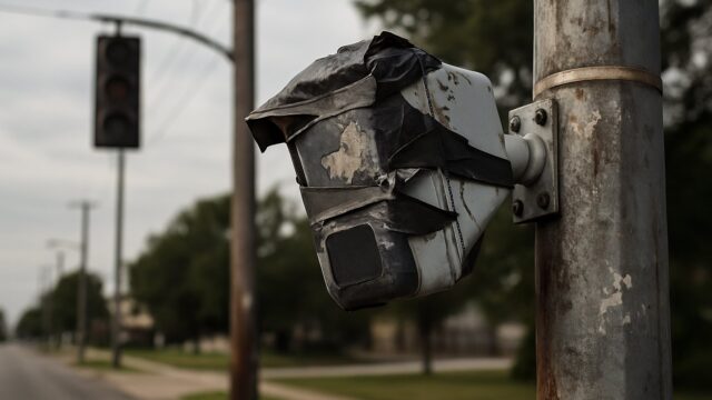 Flock Camera Vandalism Surges as Police Defend Technology’s Crime-Fighting Value