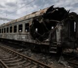 Russian missile strikes passenger train carrying Western officials in Ukraine