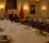 Trump hosts Xi at state dinner featuring pescatarian menu and ceremonial gifts