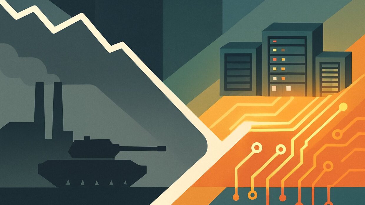 Defense and Energy Stocks Fall as AI Power Demand Reshapes Market Sentiment