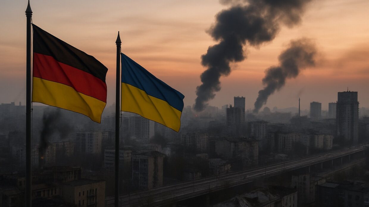 German Chancellor Merz visits Kyiv with €1.35bn aid package amid Russian strikes