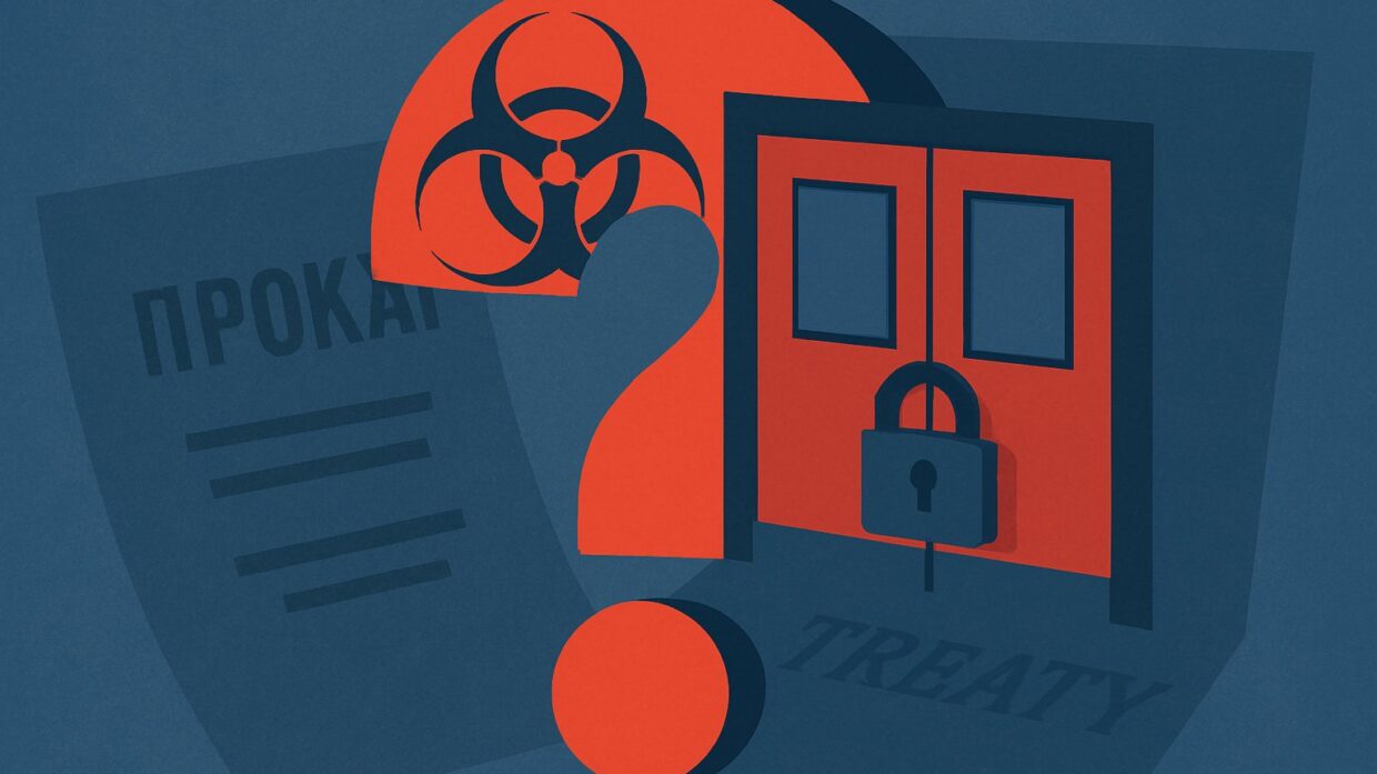 Russia reports lab worker death; treaty compliance questions emerge