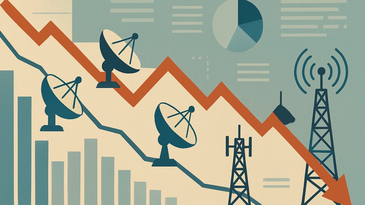 SpaceX mobile carrier plan triggers telecom stock selloff amid market reassessment