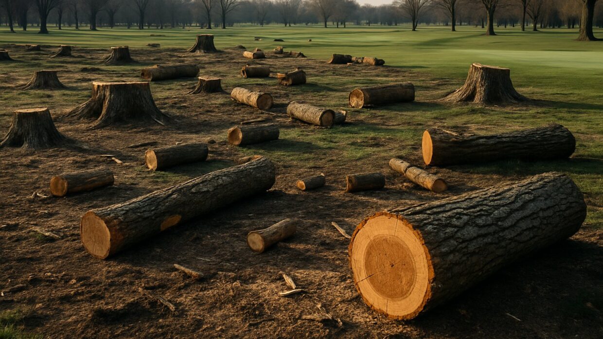 Judge halts Trump administration tree-cutting at D.C. golf course after late notification