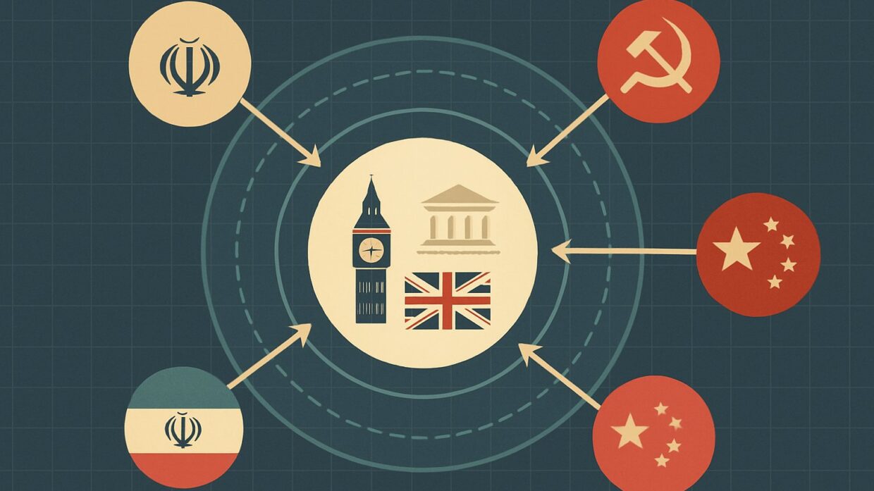 MI5 warns of Iranian military operations against UK sites as threats from Russia, China expand